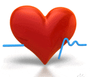 Pulsações de Amor: GIFs com Corações Batendo